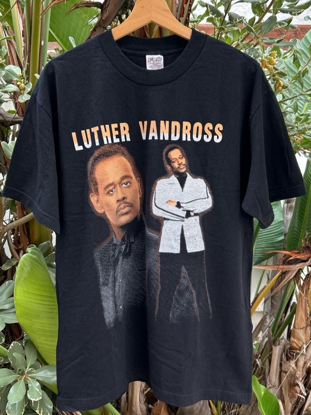 Vintage 2000 Luther Vandross Tour Shirt L R&B Soul Concert Tee Double Sided